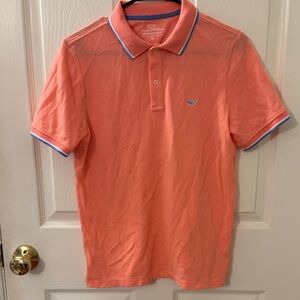 Vineyard Vines Men's Peach Polo Shirt